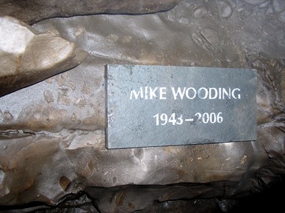 Memorial plaque in Meregill Skit carved by Phil Johnstone. Photograph: John Gardner