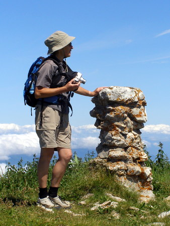 Photograph of the true summit of Mont Granier