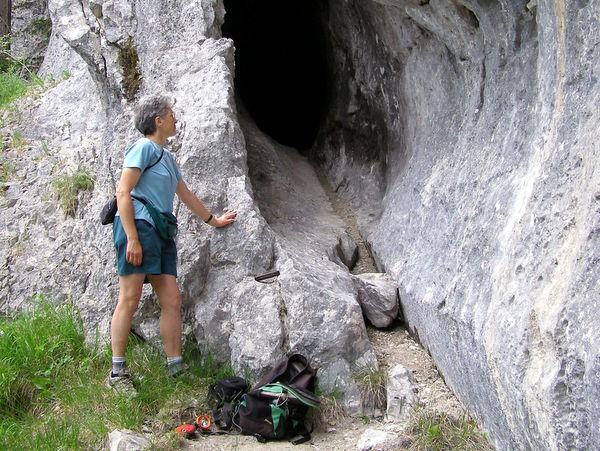 Photograph - A small cave on the route between the Guiers Mort and Cirque Sans Nom, Dent de Crolles