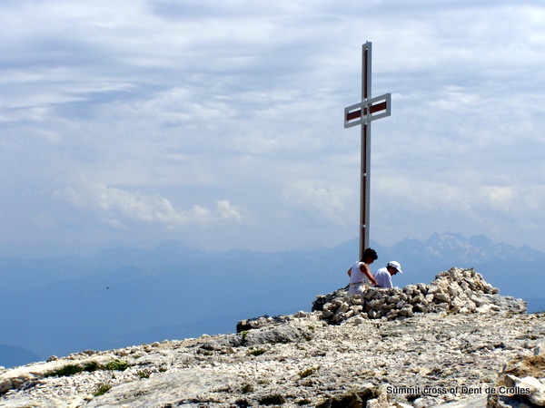 Photograph of the summit of Dent de Crolles