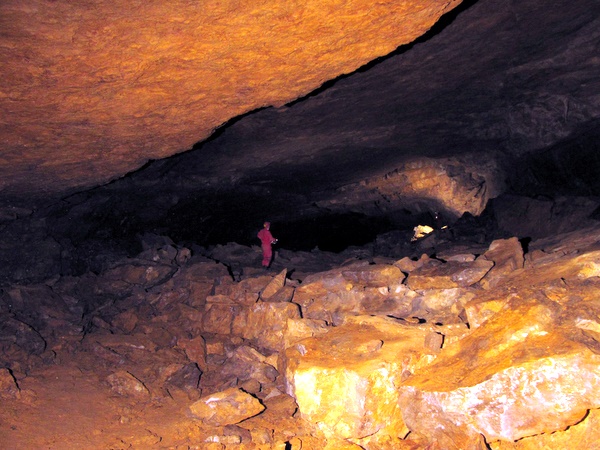 Photograph of the main passage of Grotte Chevalier, Dent de Crolles