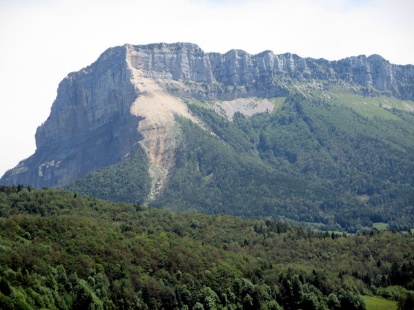 Photograph of Mont Granier from above le Grand Carroz