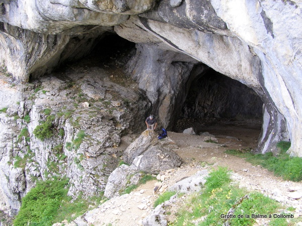 Photograph of the side entrance to the Grotte de la Balme à Collomb, Mont Granier