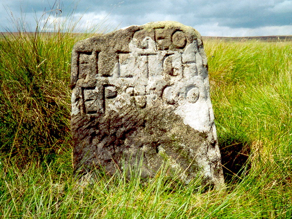 Photograph of meer stone 17 - Grassington Moor