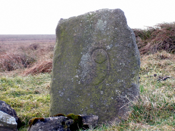 Photograph of meer stone 34 - Grassington Moor