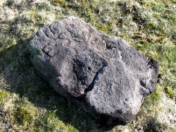 Photograph of meer stone 38 - Grassington Moor