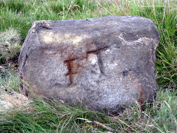Photograph of meer stone 54 - Grassington Moor