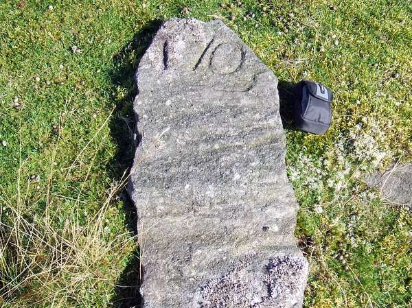 Photograph of meer stone 58 - Grassington Moor