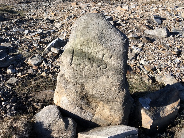 Photograph of meer stone 69 - Grassington Moor