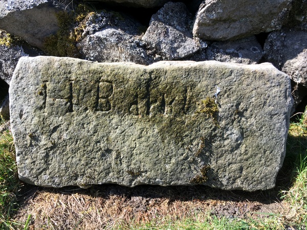 Photograph of meer stone 70 - Grassington Moor